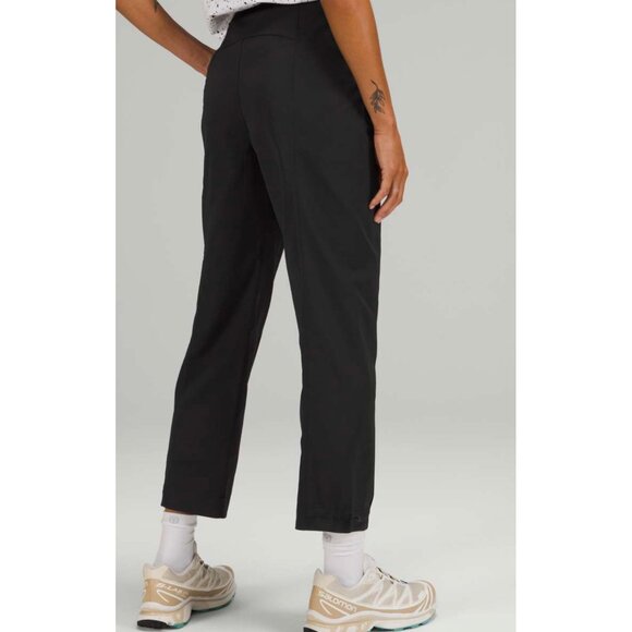 Lululemon Cotton-Blend Twill Trouser 7/8 Length Black 27 - Picture 5 of 15